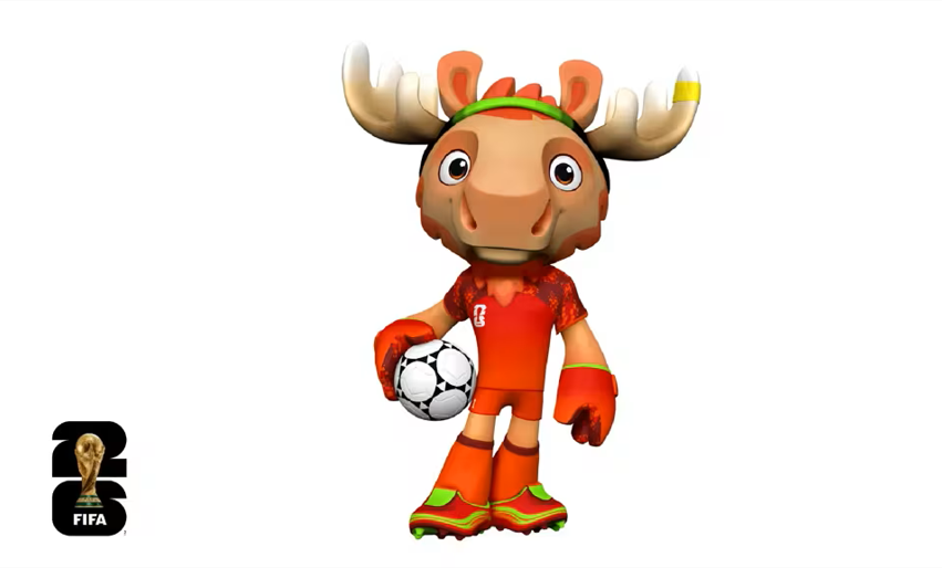 Maple the Moose mascot, taken from the FIFA official website
