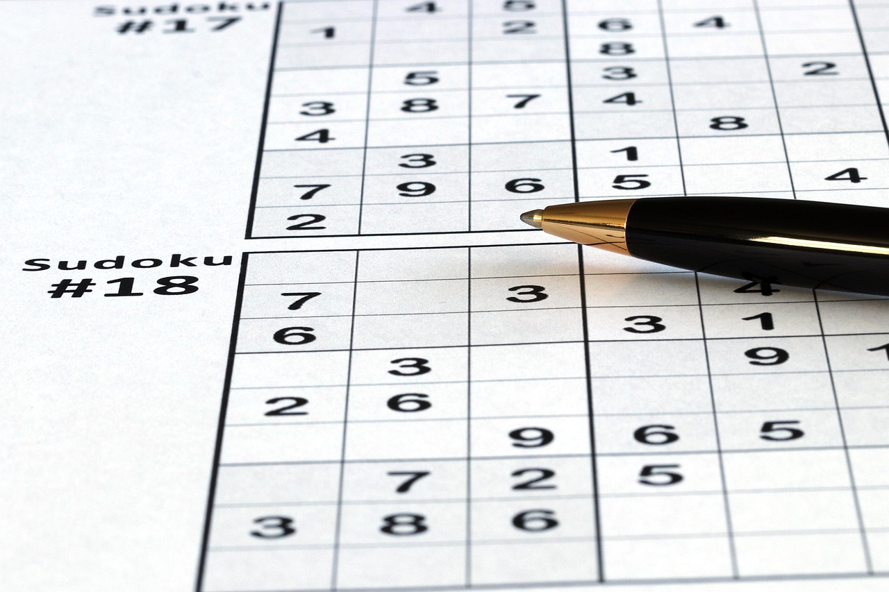 filling out a sudoku puzzle