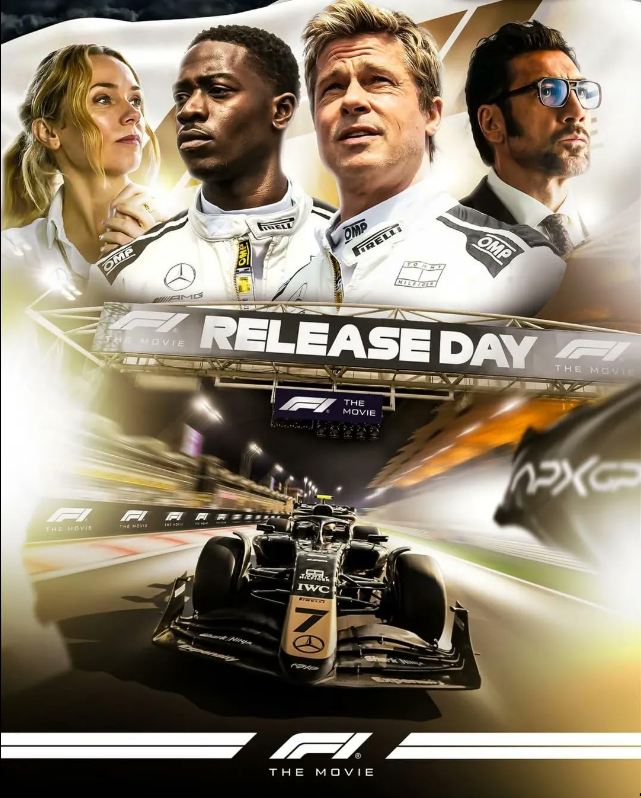 F1 The Movie promotional poster, taken from IMBD page