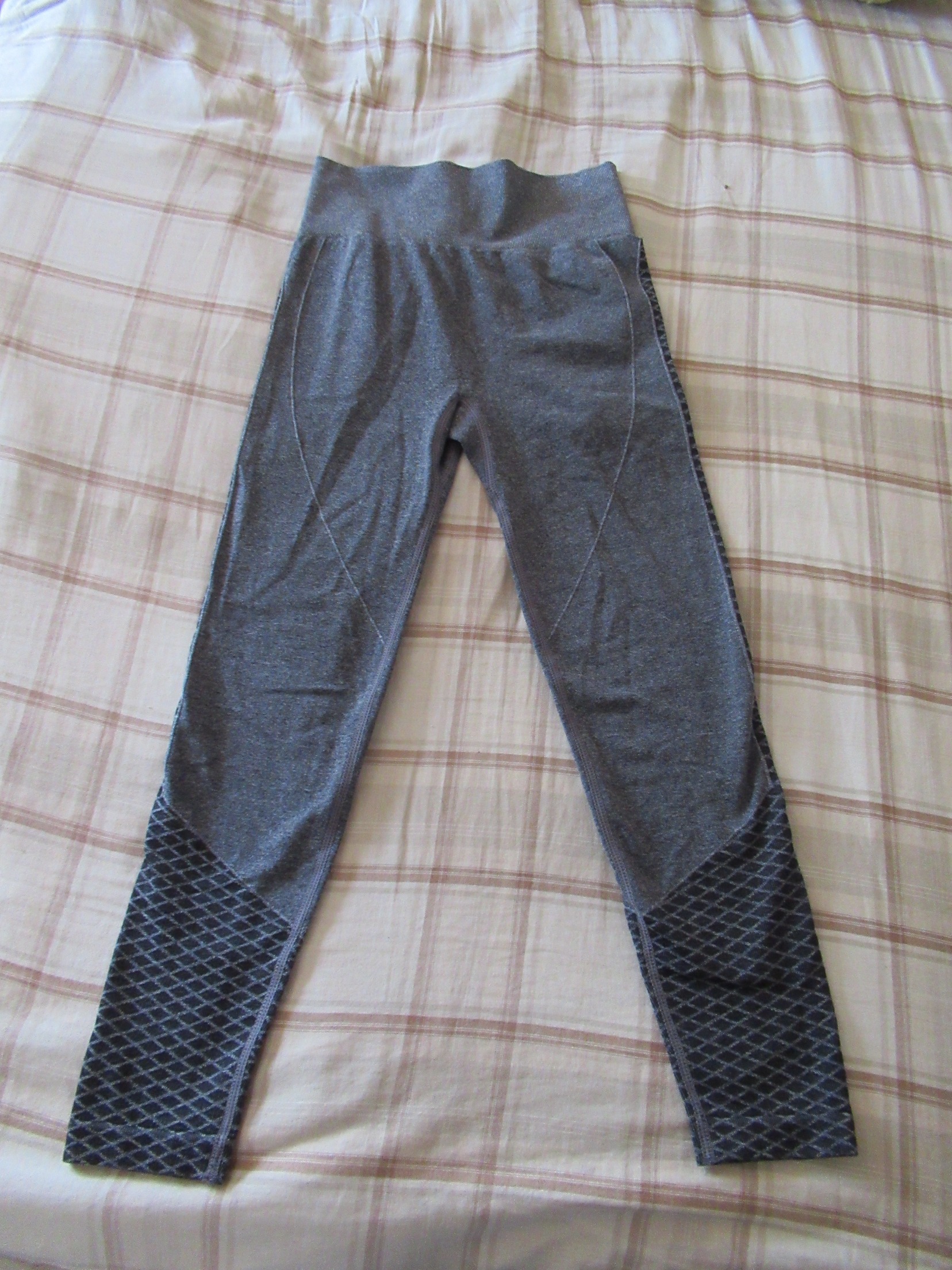 butt-lifting pants specifically designed to lift the butt, set of three -- grey, front view, butt-lifter pants alone