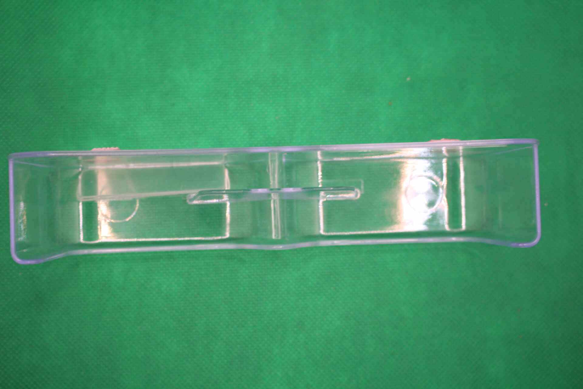 wall mounted eyeglasses holder, view of top