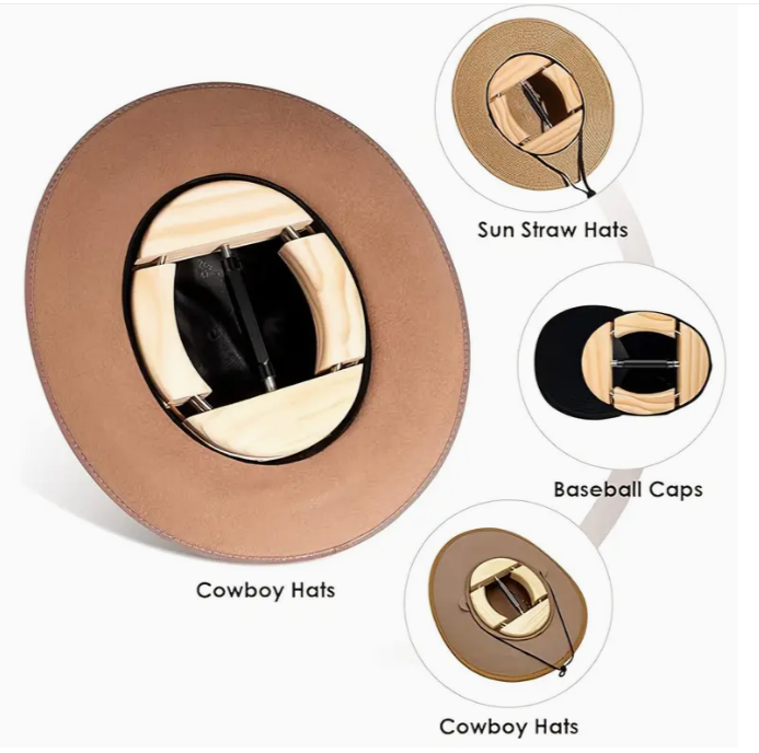 4-way hat stretcher uses -- promo ad from Temu