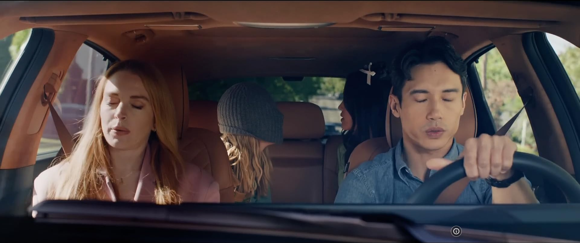 Freakier Friday strained family relations in car