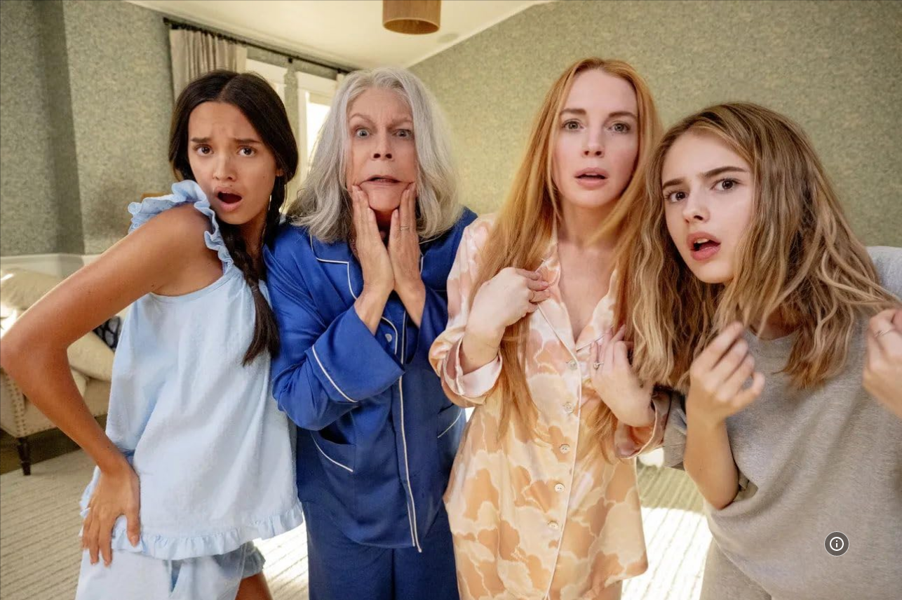 Freakier Friday with the four characters who switched bodies