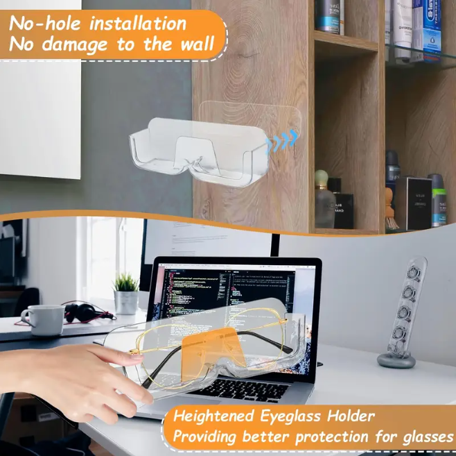 wall mounted glasses holder benefits