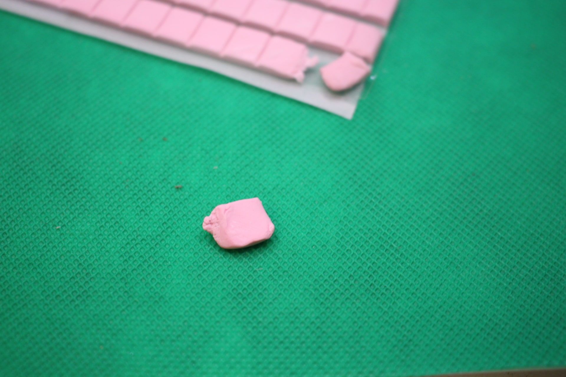 sticky tacky putty pinched off