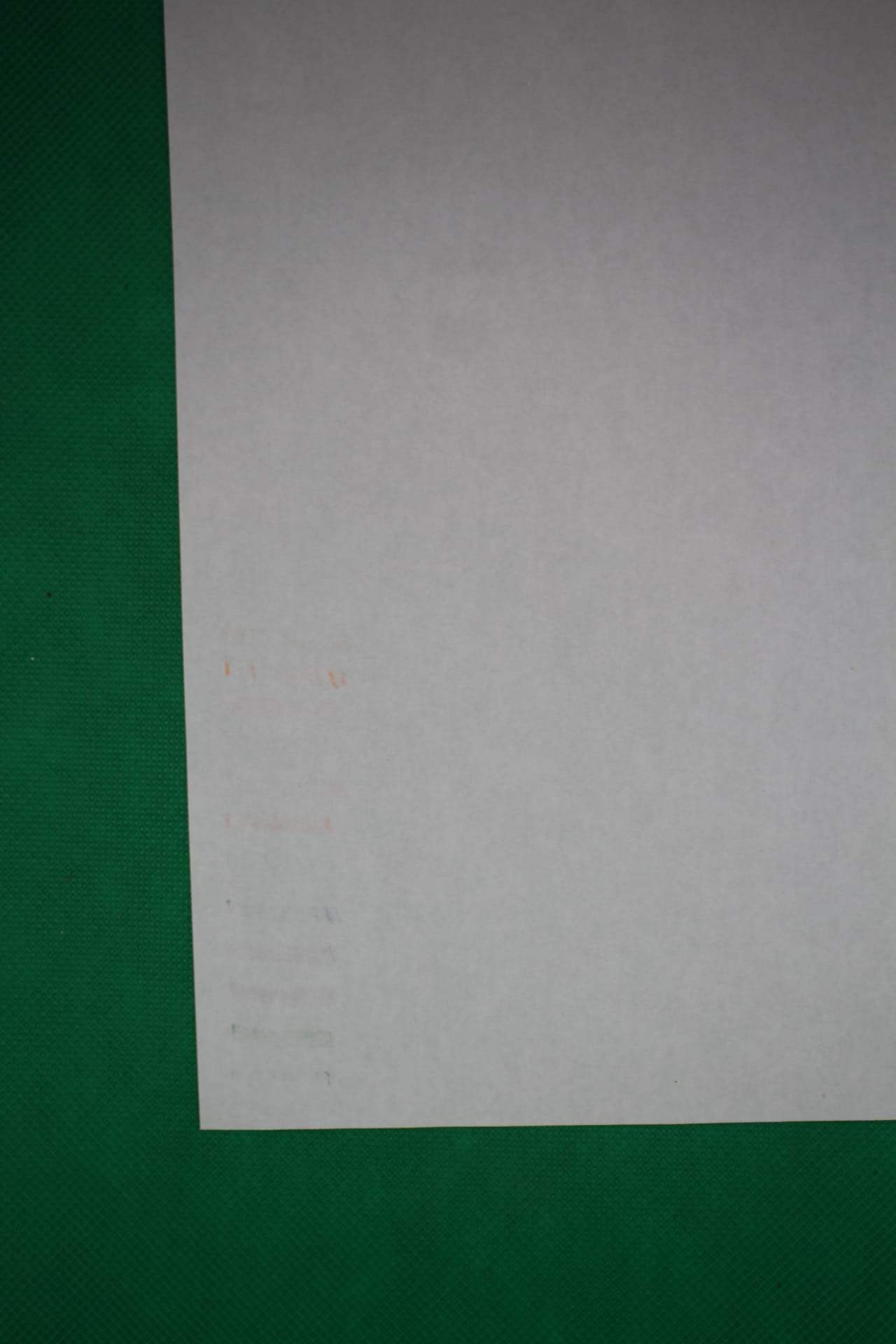 pastel highlighter bleed to the other side of the page