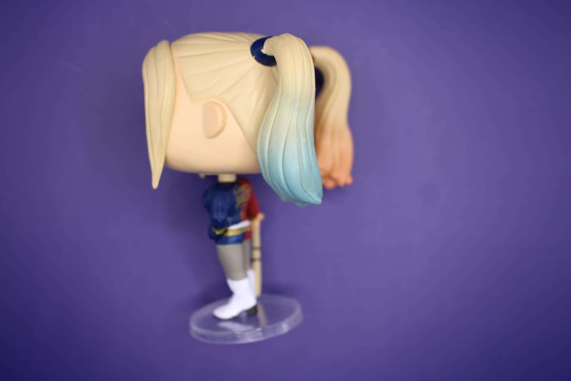 Harley Quinn Funko side view