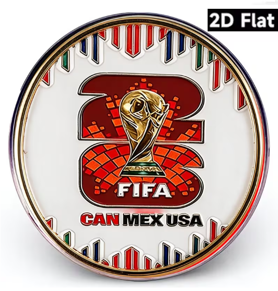FIFA logo brooch from Temu, taken from product page