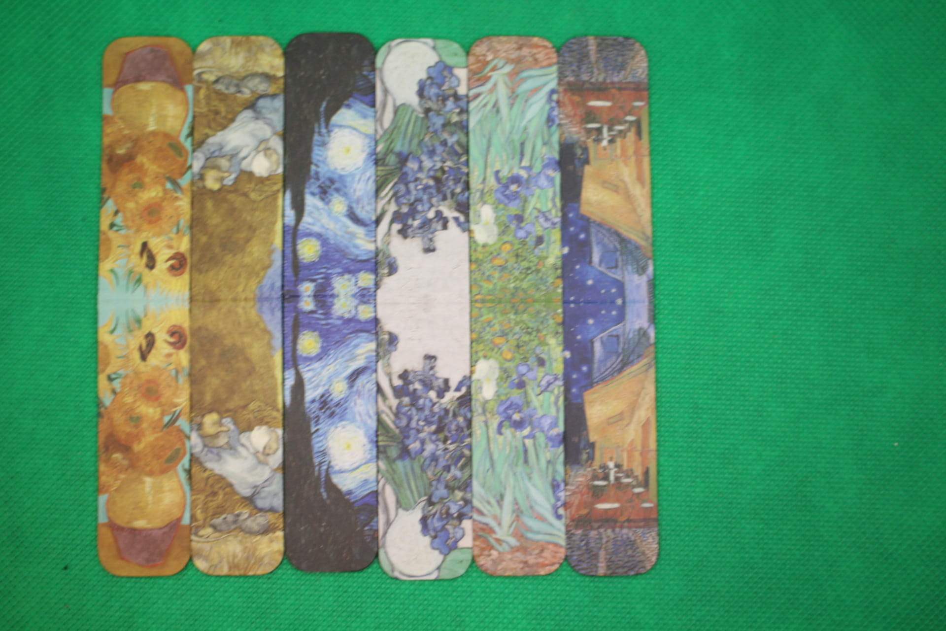 12 Vincent Van Gogh magnetic bookmarks