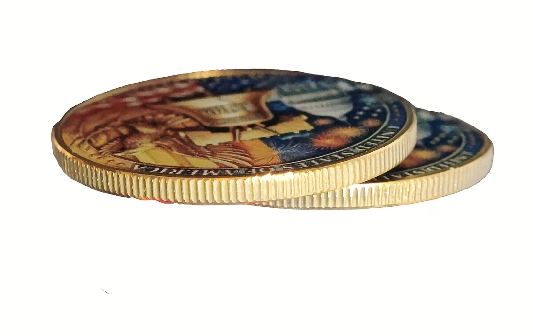US 250 anniversary coin rim, taken from Temu product page