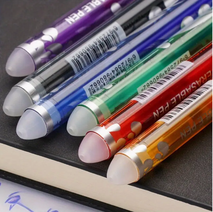 erasable pen eraser tips from Temu promo ad