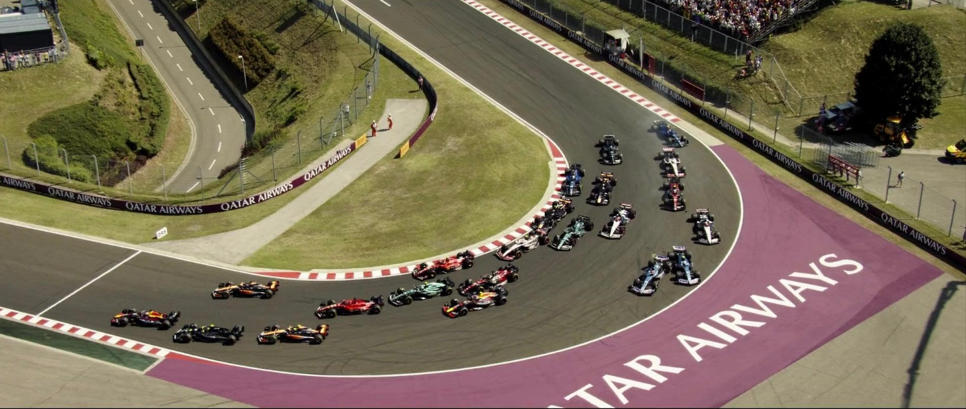 F1 racers in F1 The Movie, from IMBD page