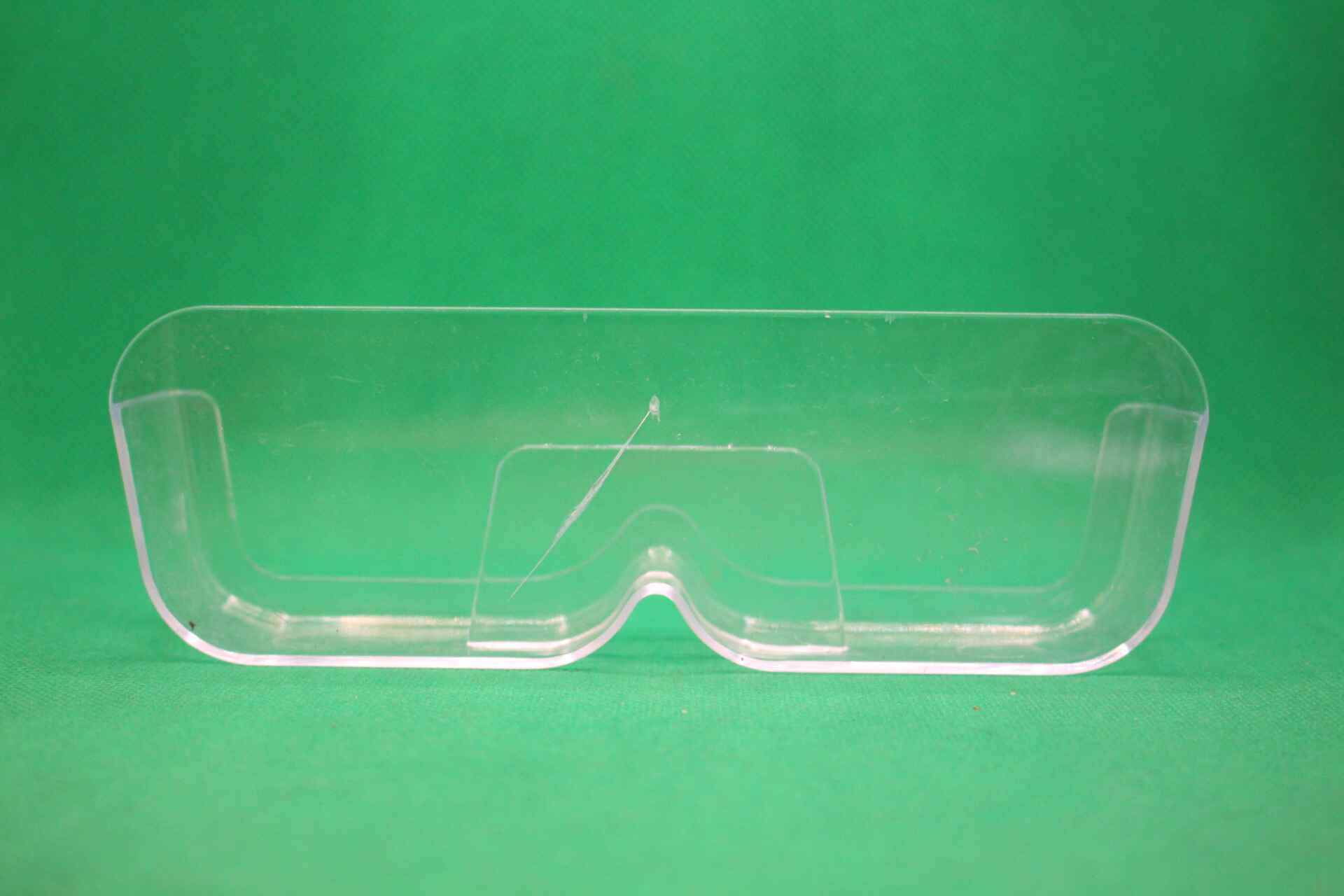 wall mounted eyeglasses holder, view of front