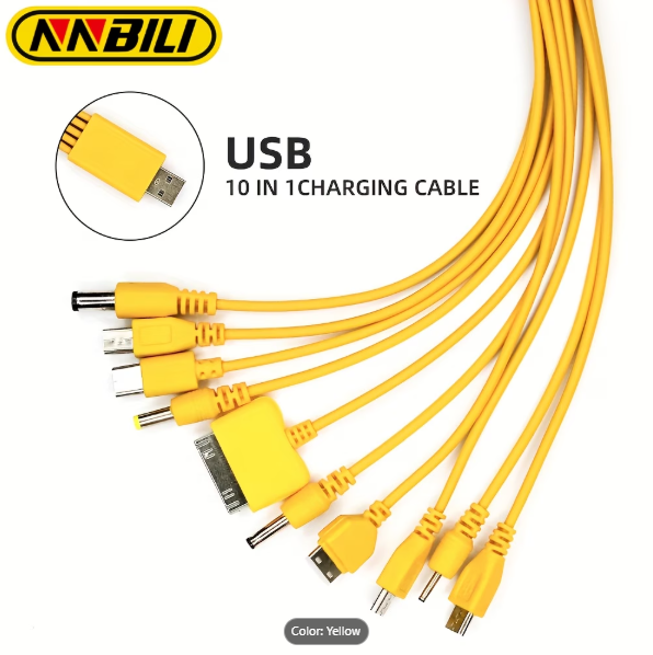 ten in one multi charger cable image from Temu product page