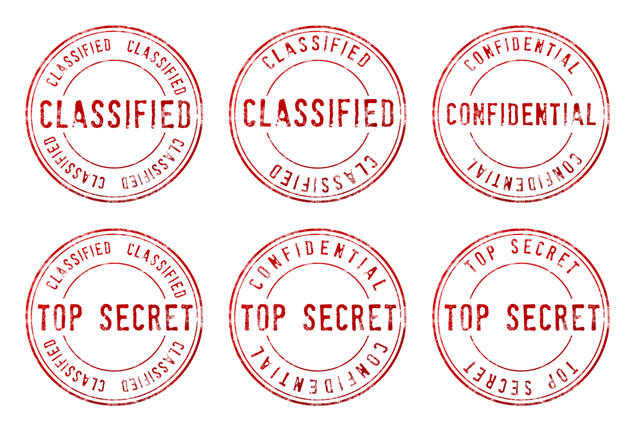 classified top secret signs