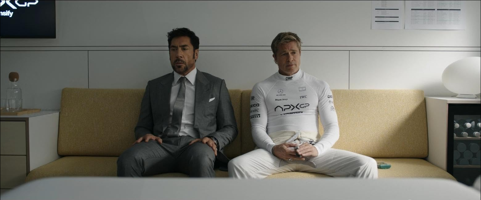 Reuben and Sonny in F1 The Movie, taken from IMBD