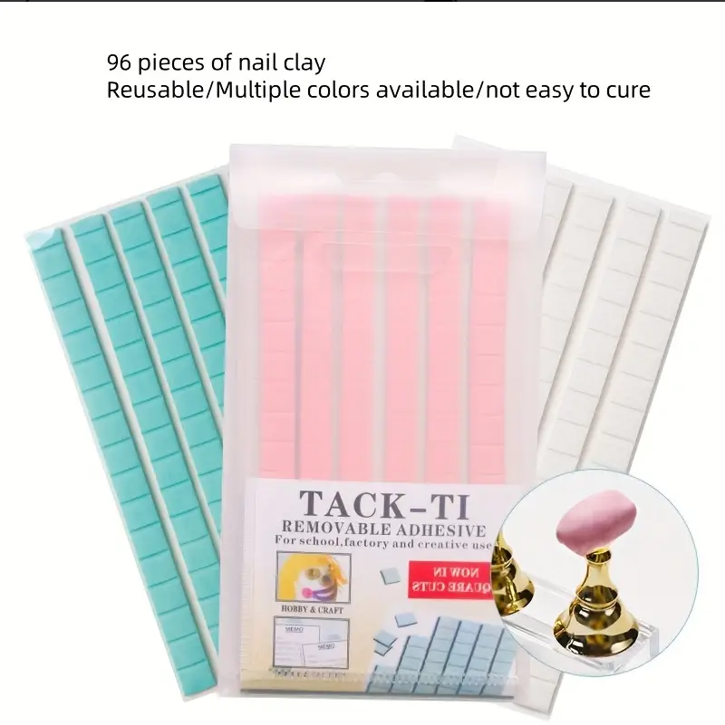 sticky tack different colors, taken from Temu promo ad
