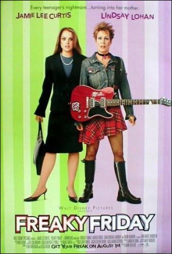 Freaky Friday movie poster, taken from IMBD page
