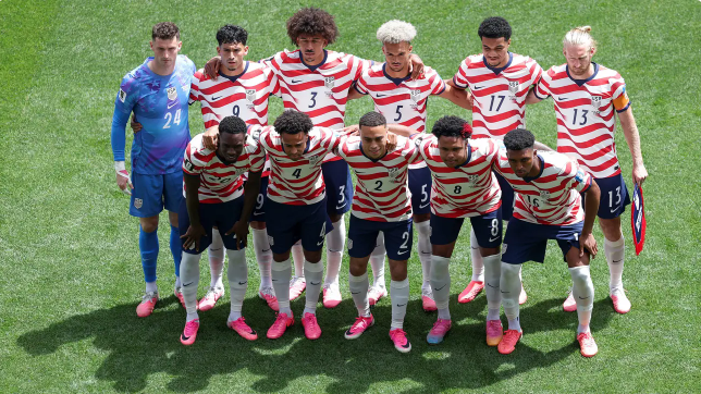 FIFA USA 2026 players wearing pink shoes, taken from FOXSports.com